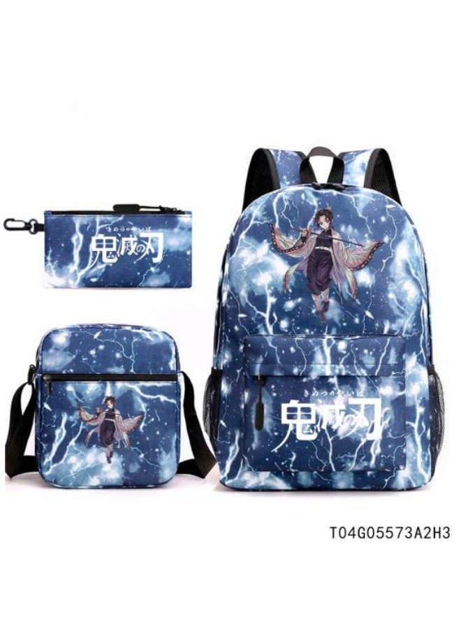 Exquisite animation backpack three-piece set, outstanding design, diversified storage and super convenient - 126  - Image 1