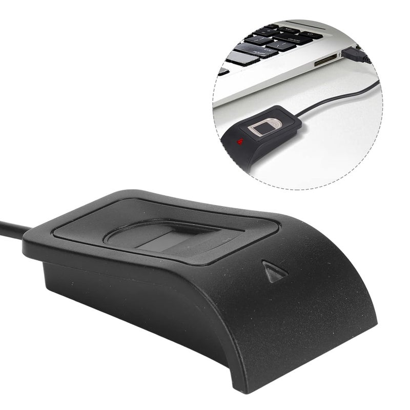 Black USB Capacitive Fingerprint Reader for PC with Wide Application - Image 4