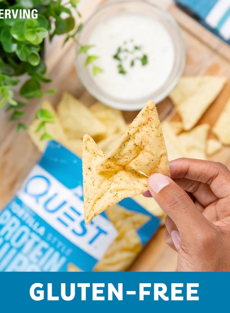 Quest Nutrition Quest Tortilla Style Protein Chips - Ranch Flavor, 32g (Box of 8) | High Protein, Low Carb, Gluten-Free Snack - Image 3