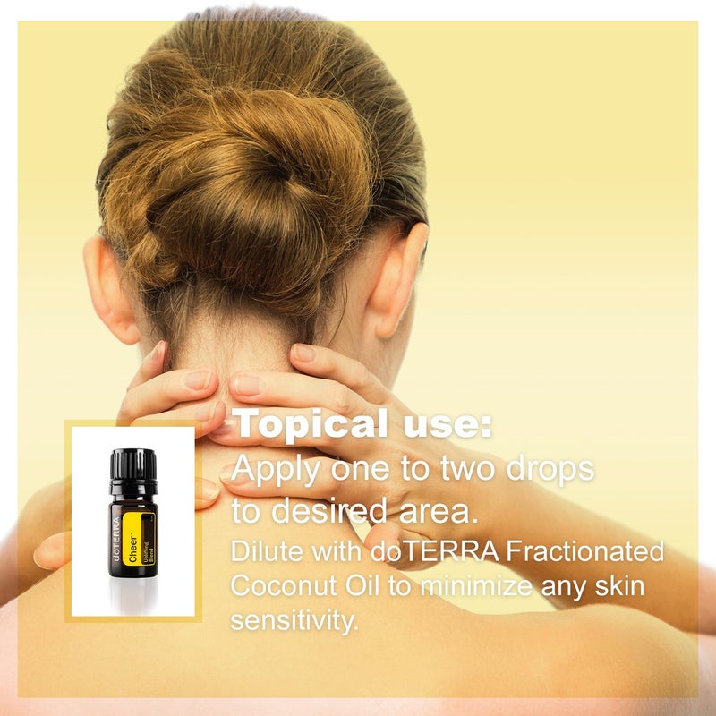 DoTerra دو تيرا - زيت عطري تشجيعي مزيج مرفوع - رائحة متفائلة تعزز مشاعر البهجة والسعادة، تتصدى للمشاعر السلبية؛ للاستخدام في التبخير أو موضعي - 5 مل - Image 5