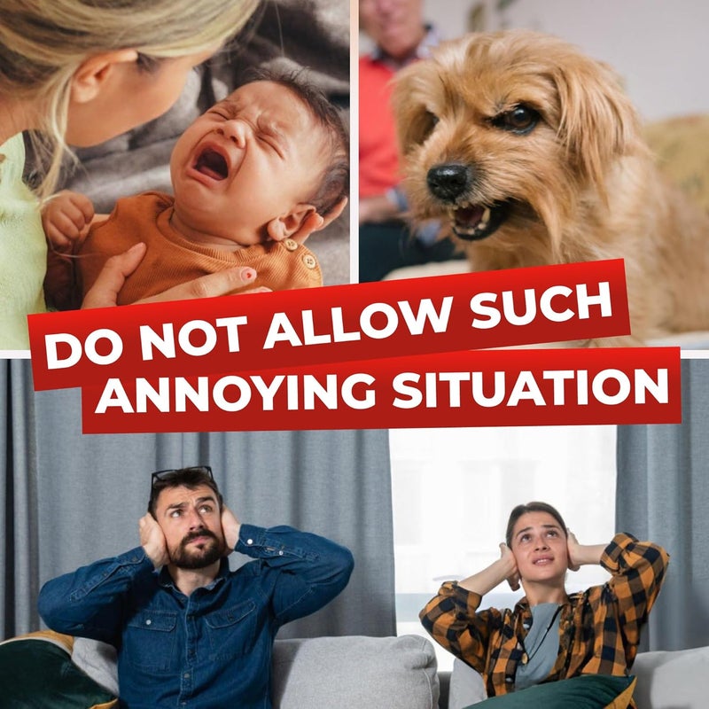 WOODAMORE لا تقم بالرنين جرس الباب علامة الطفل نائم من فضلك لا تقم بالطرق أو الرنين جرس الباب علامة عدم الإزعاج الطفل نائم علامة للباب الأمامي شش لا تقم بالرنين جرس الباب علامة لا تقم بالطرق علامة حامل - Image 4