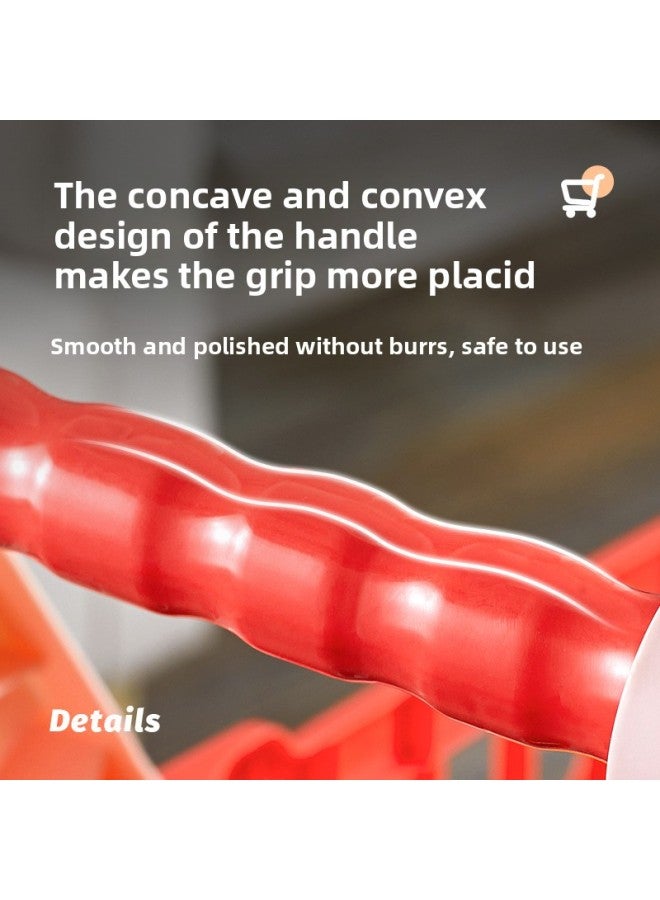 Children's Shopping Cart Toy Trolley Fruit And Vegetable Cutting Music Suit Toy Storage Baby Simulation Shopping Cart-Color:Red Shopping Cart + Cut - Image 3