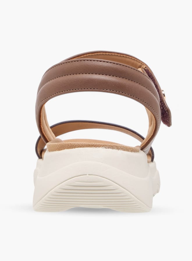Le Confort Women Solid Sandals with Hook and Loop Closure  - Image 4