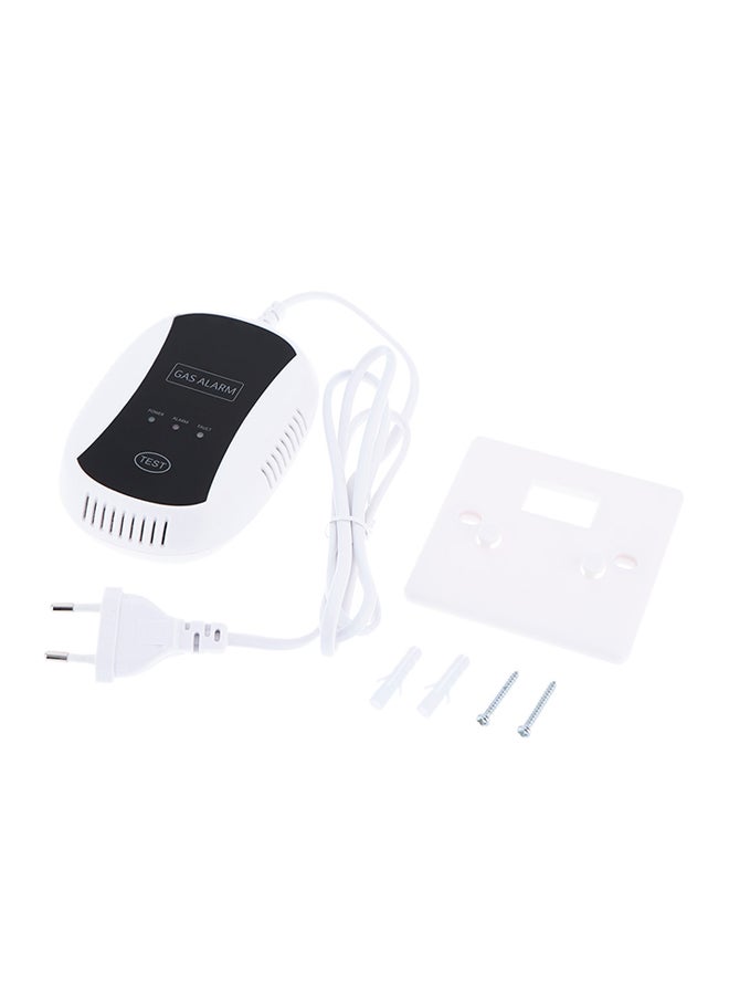 Natural Gas Leakage Alarm Detector Sensor White - Image 4