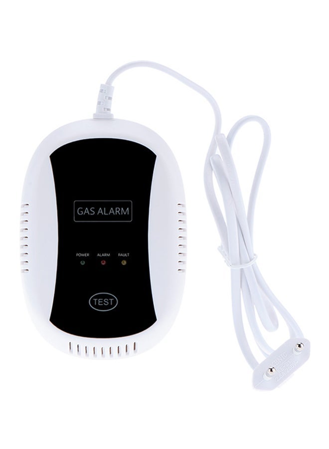 Natural Gas Leakage Alarm Detector Sensor White - Image 1