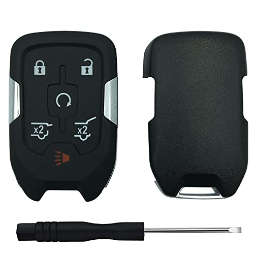 TALKMOON Replacement Keyless Entry Remote Key Fob Shell Case for 2014 2015 2016 2017 Chevy Suburban Tahoe GMC Yukon Car Key Fob Cover (6 Button) - Image 4