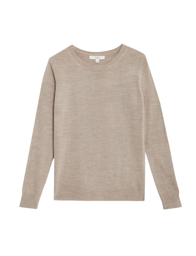 Marks & Spencer Supersoft Crew Neck Jumper - Image 4