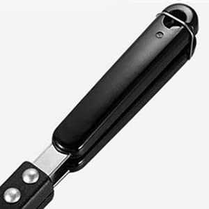 RBGIIT Kitchen Gas Stove Non Stick Waffle Maker Pan Press Plate Cooking Baking Tool with Long Handle Low Power Consumption Black_8 - Image 5