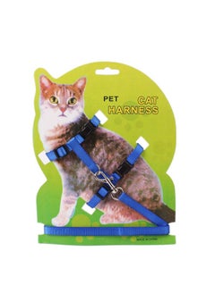 BESTPICKS Adjustable Harness And Leash Collar Blue/Black  - Image 5