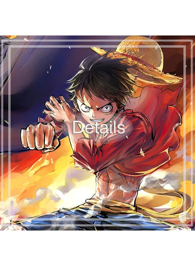 Home Trove Kaiwalk Anime One Piece Poster, The Straw Hat Pirates Luffy Ace Sabo Three Brothers Print On Canvas Painting Wall Art For Living Room Decor Boy Gift  - Image 3