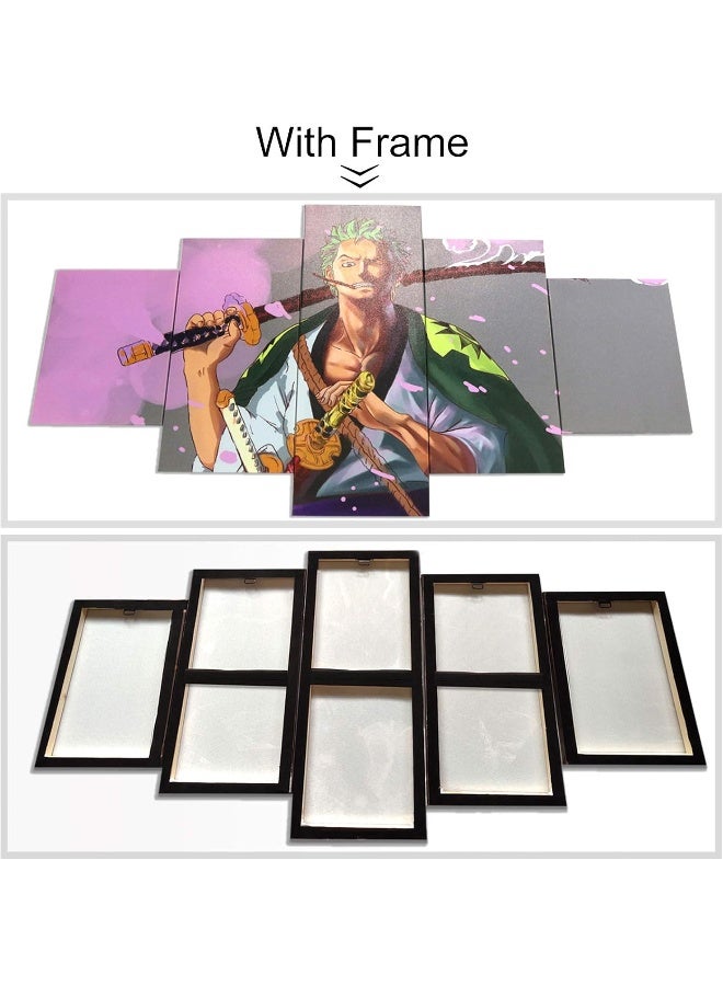 Home Trove Kaiwalk Anime One Piece Poster, The Straw Hat Pirates Luffy Ace Sabo Three Brothers Print On Canvas Painting Wall Art For Living Room Decor Boy Gift  - Image 5
