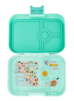 Yumbox Yumbox Panino 4-Compartment Leakproof Bento Box Surf Green  - Image 2