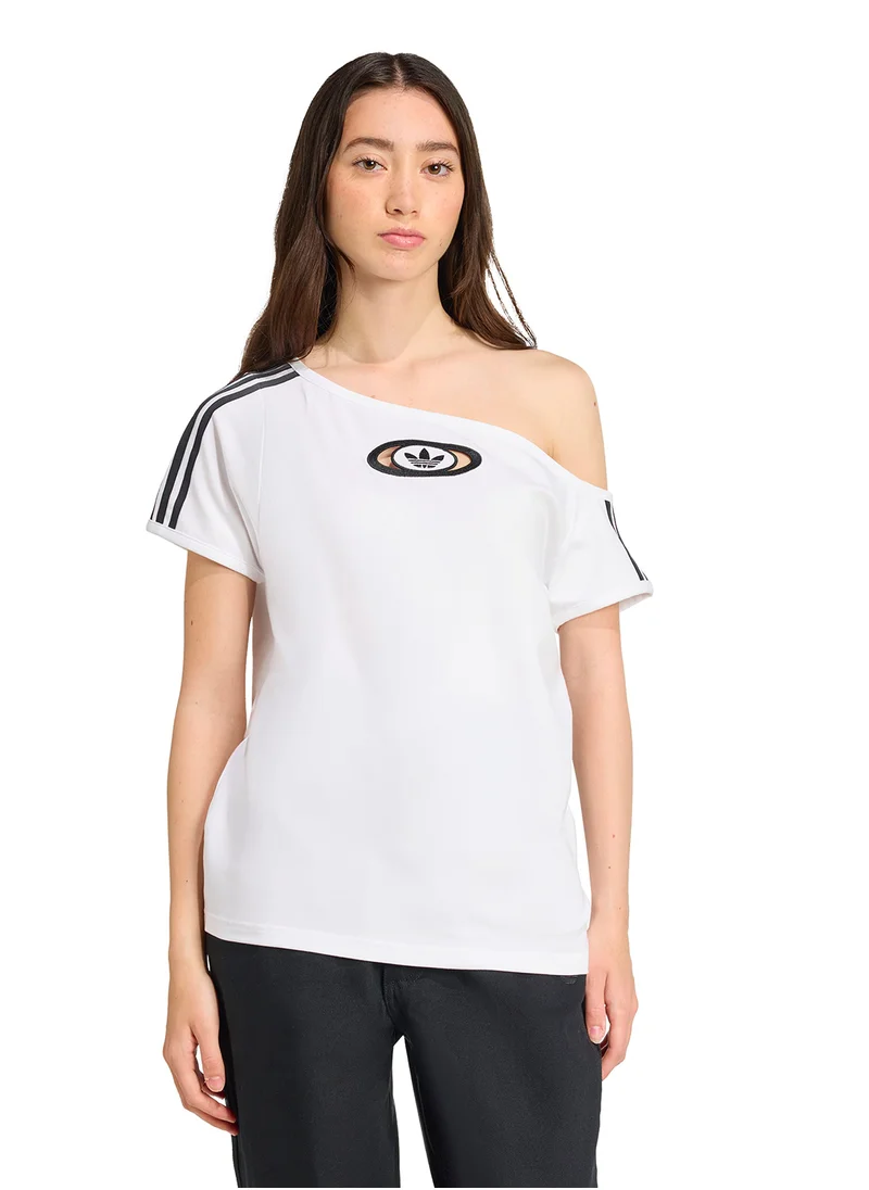 اديداس اوريجينالز Campus 2000 Off Shoulder T-Shirt