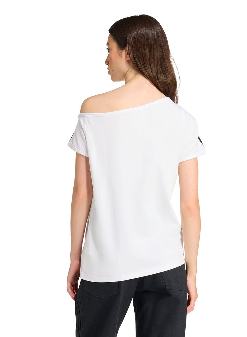 adidas Originals Campus 2000 Off Shoulder T-Shirt  - Image 2