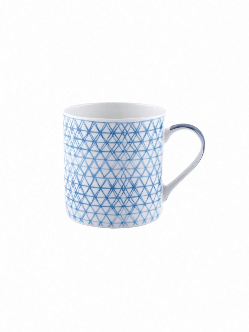 Goodhomes Bone China Tea CupsCoffee Mugs with Indigo Print Set of 6 Mugs Made in India - Image 4