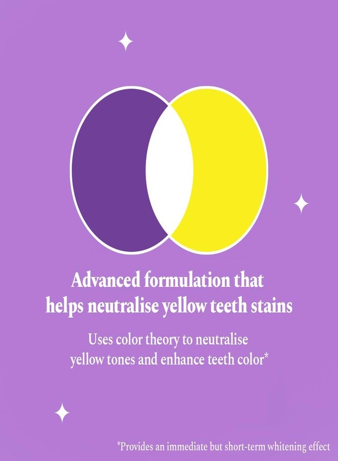 Perfora مجموعة تبييض الأسنان من بيرفورا - تبييض الأسنان في استخدام واحد | تركيبة آمنة للمينا وخالية من الحساسية للعناية بالفم لإزالة بقع الأسنان | معجون أسنان بنفسجي - 75 جرام، مسحوق تبييض الأسنان - 50 جرام وسيروم بنفسجي - 10 مل - Image 2