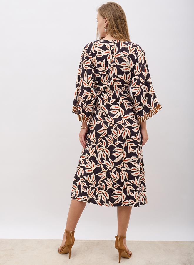 Styli Floral Print Wrap Dress - Image 5