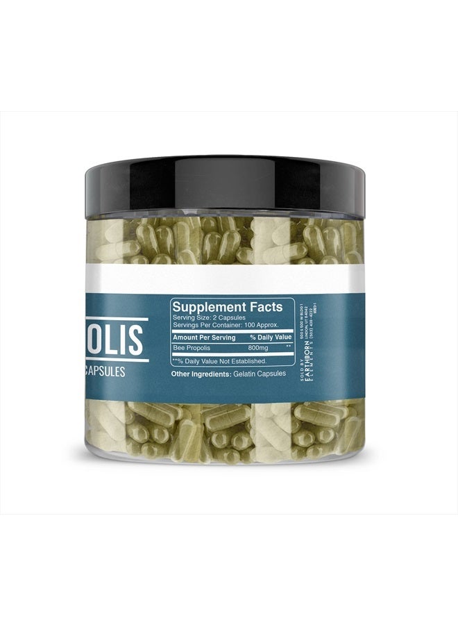 earthborn elements Bee Propolis (200 Capsules) Pure & Natural, Gluten-Free & Non-GMO - Image 4