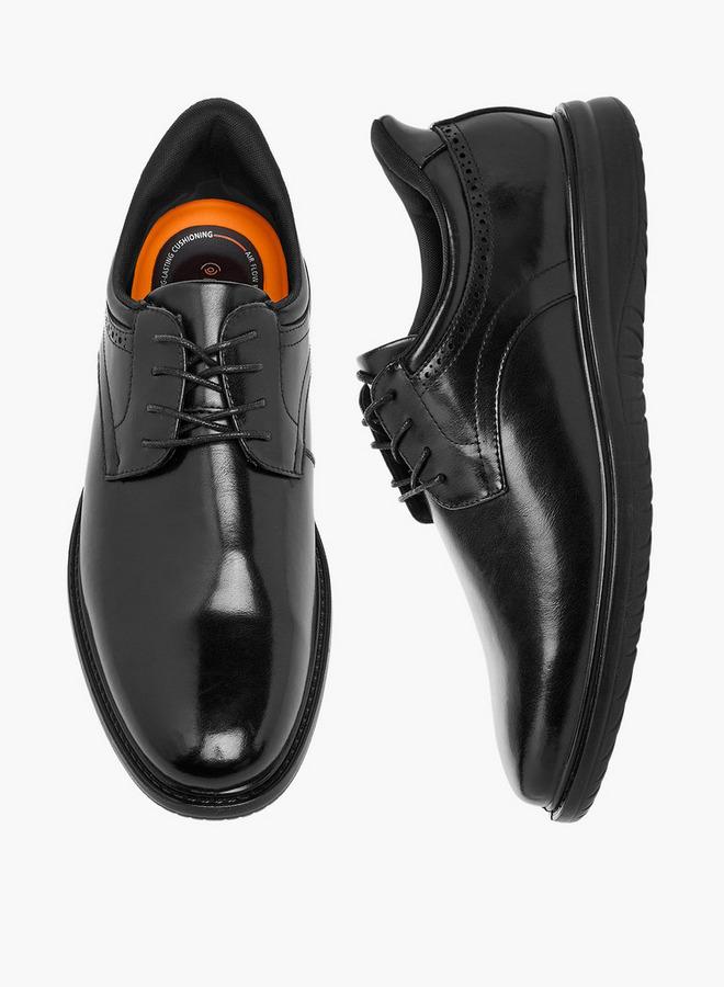 Le Confort Men Lace-Up Leather Derby Shoes - Image 1