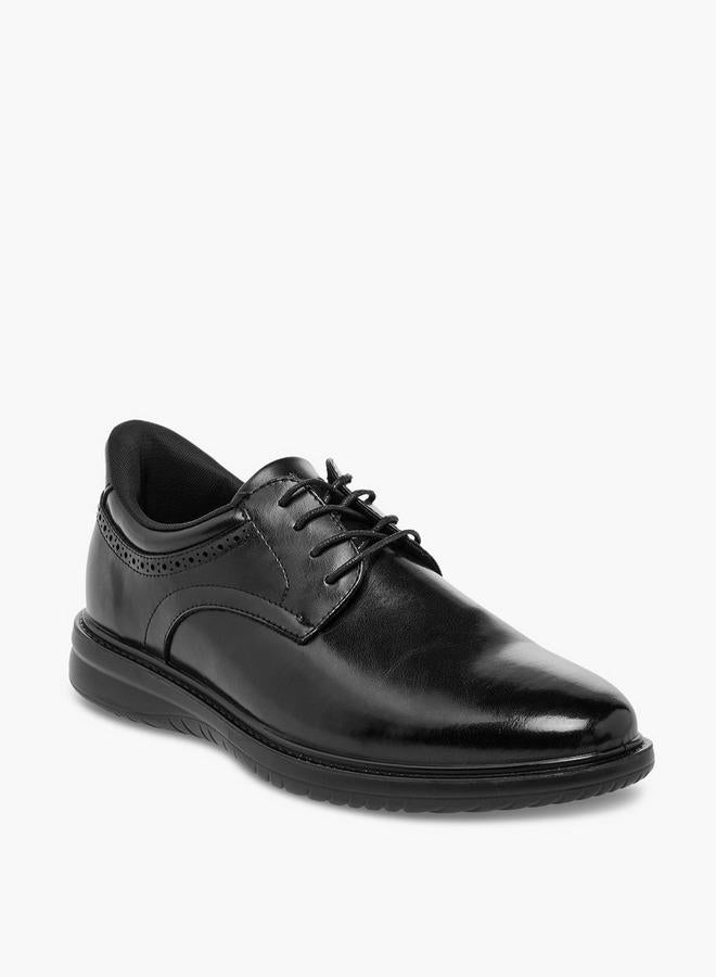 Le Confort Men Lace-Up Leather Derby Shoes - Image 2
