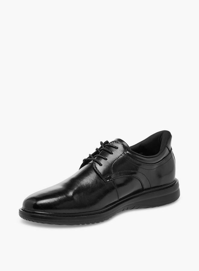 Le Confort Men Lace-Up Leather Derby Shoes - Image 4