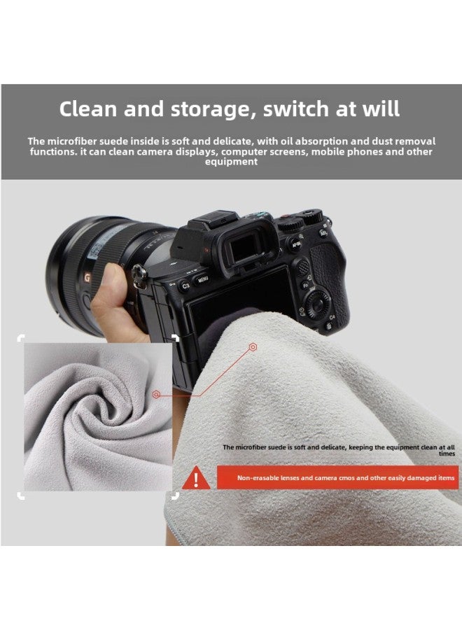 Weigao VSGO Camera Folding Cloth Magic Cloth Micro Single Package Hundred Patch Storage Bag Lens Protective Bag Liner Bag-Color:Geometric Tracing  - Image 5