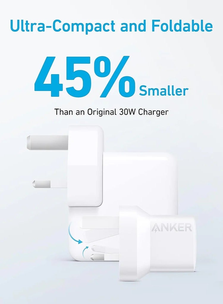 Anker 323 Charger 33W 3ft C-C Bundle White - Image 2