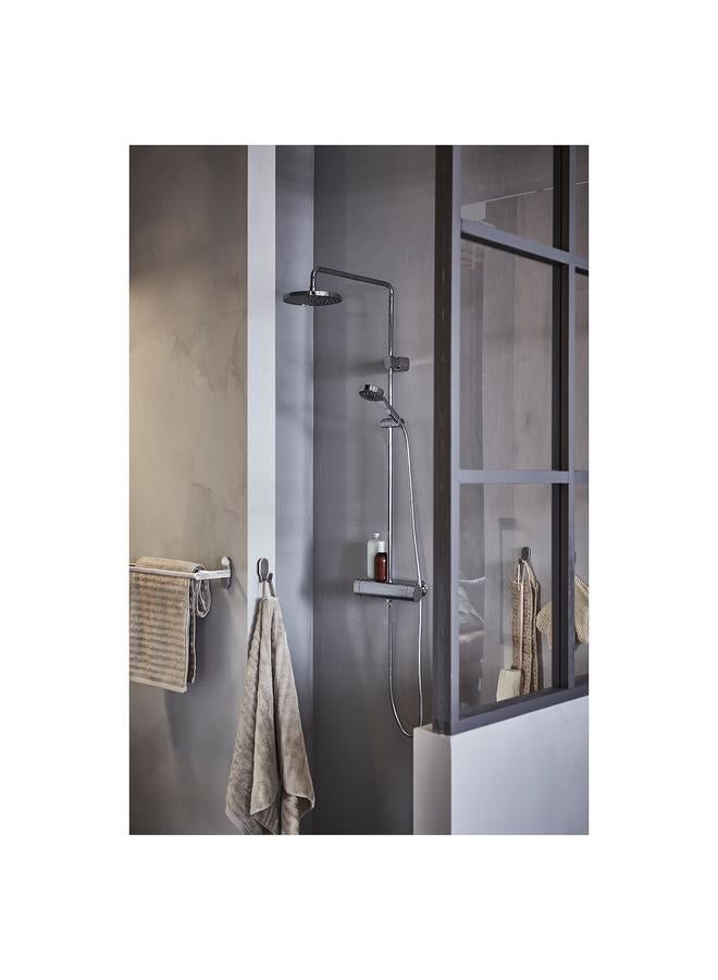 زبون حامل مناشف، ستانلس ستيل، 67 سم - Image 2