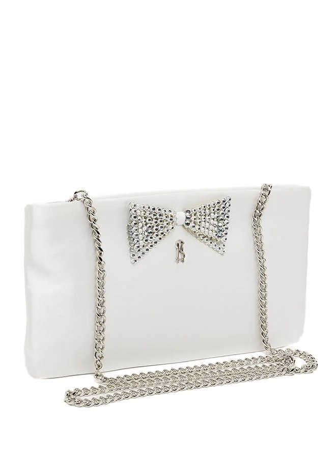 ستيف مادن BNEWLY White Women's Clutch