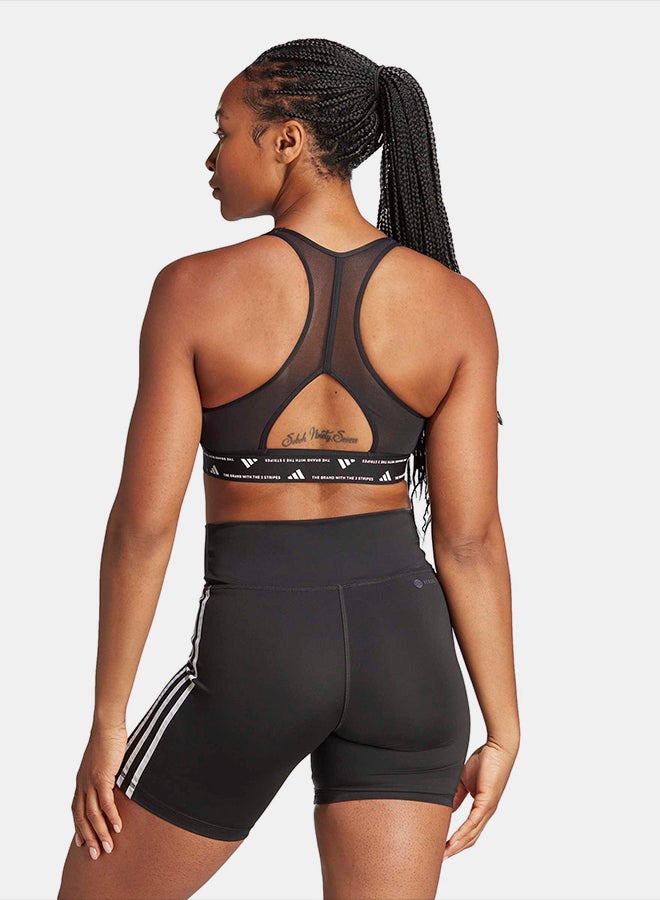 Adidas Powerimpact Train Medium-Support 3-Stripes Bra - Image 2