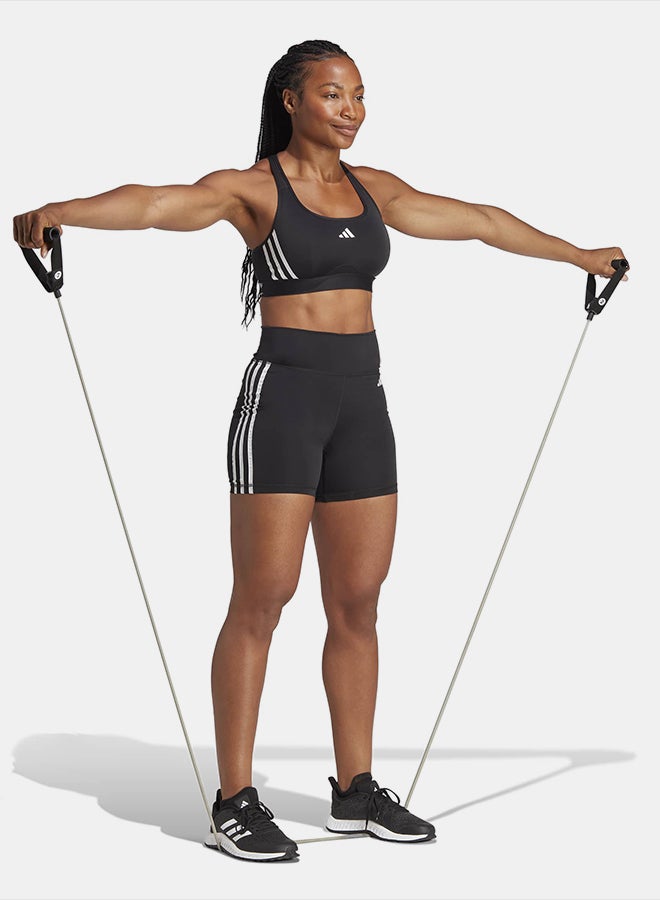 Adidas Powerimpact Train Medium-Support 3-Stripes Bra - Image 3