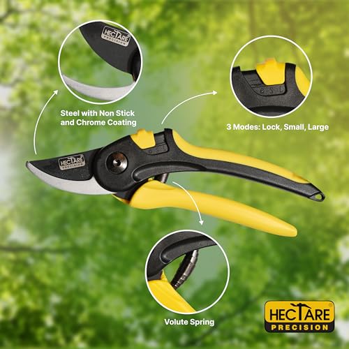Hectare Precision Pruning Secateurs (Large bypass for green and soft branches) - Image 4
