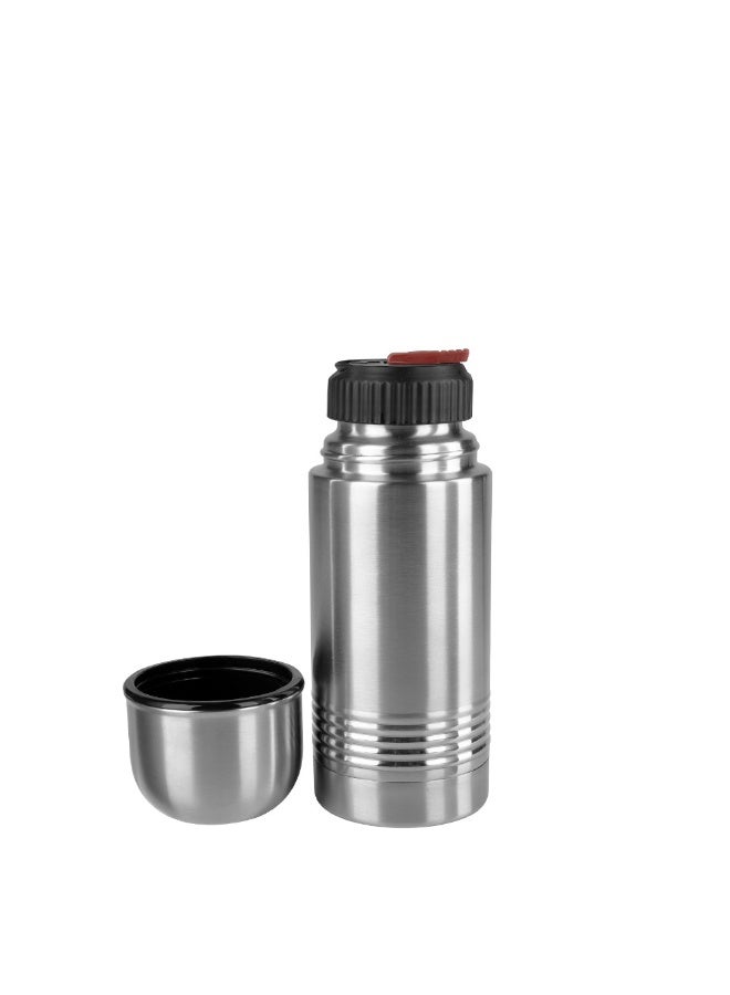 EMSA Senator Stainless Steel Flask with Lock-Top 0.35L – Compact Insulated Thermos Bottle for Hot & Cold Beverages – Leak-Proof Travel Flask – Made in Germany - Image 2