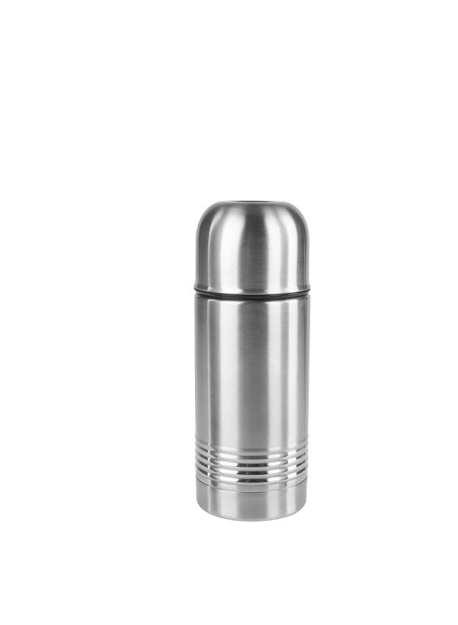 EMSA Senator Stainless Steel Flask with Lock-Top 0.35L – Compact Insulated Thermos Bottle for Hot & Cold Beverages – Leak-Proof Travel Flask – Made in Germany - Image 1