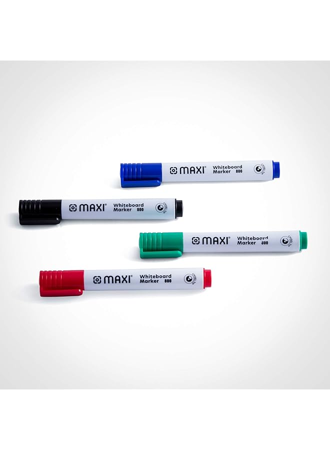 Maxi Chisel Tip Whiteboard Marker 4 Colours - Image 2