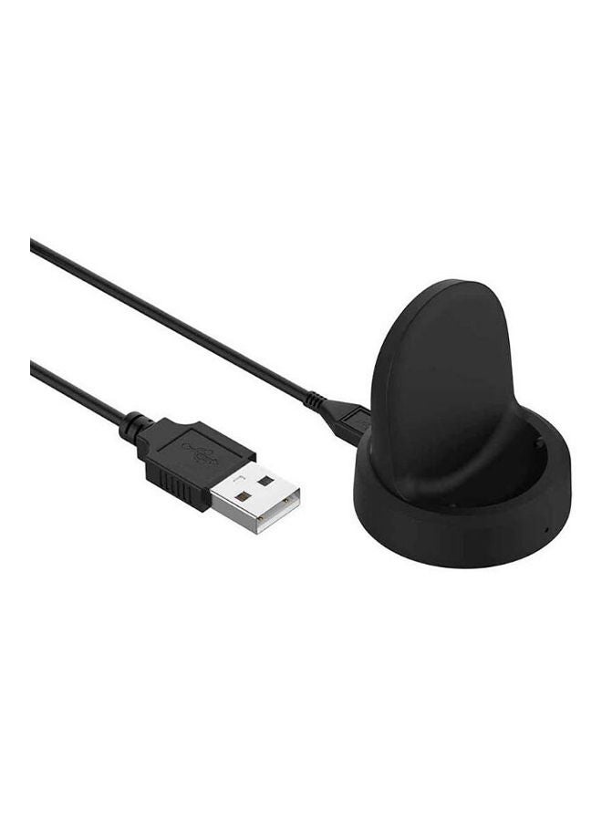 NIBEMINENT USB Charger Cable Dock For Samsung Galaxy Watch Sm-R810 Black