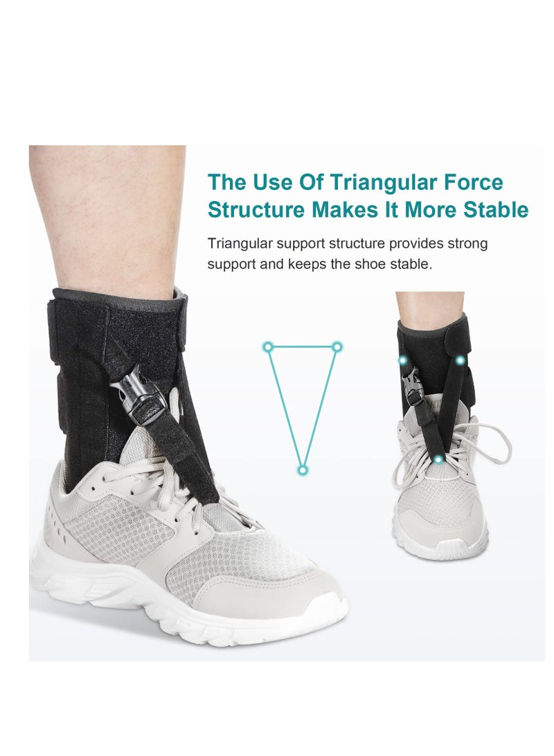 Foot Drop Brace for Walking Lifting Shoes, Drop Foot AFO Brace Help Raise Shoes, Foot Up Splint for Ankle, Improved Walking Gait, Prevent Falls and Injuries, for Left and Right Foot,Fits Women and Men - Image 4