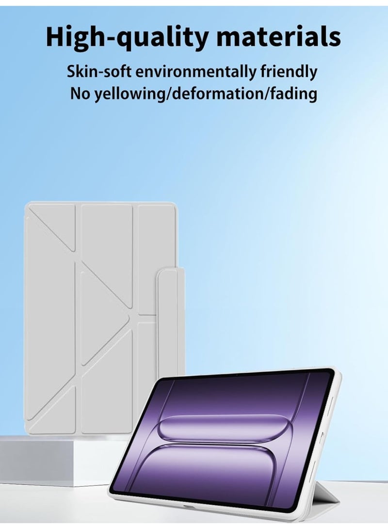 general Case Compatible with OnePlus Pad 3 13.2 inch 2025, Tablet Folio Cover with buckle, Y-fold Multi-angle Bracket, Drop-Resistant Anti-Scratch Protection Case, Auto Wake/Sleep - Image 2