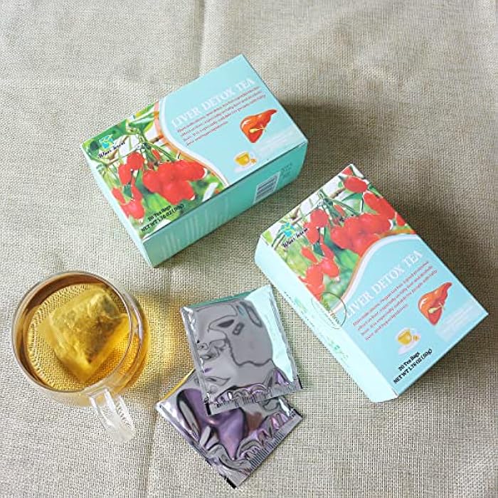 Wins Town Liver Detox Tea - Herbal Tea for Fatty Liver & Alcoholic Liver Support, Natural Cleanse & Repair, 20 Tea Bags - Image 4