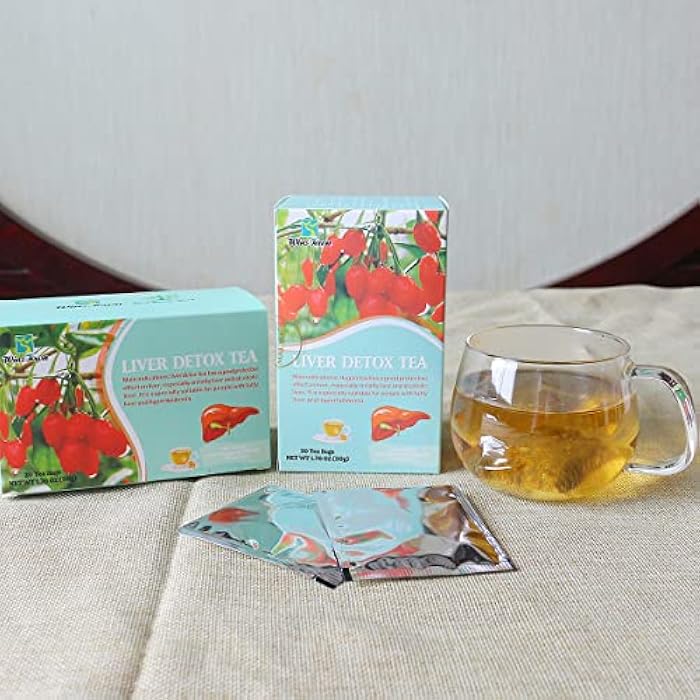 Wins Town Liver Detox Tea - Herbal Tea for Fatty Liver & Alcoholic Liver Support, Natural Cleanse & Repair, 20 Tea Bags - Image 3
