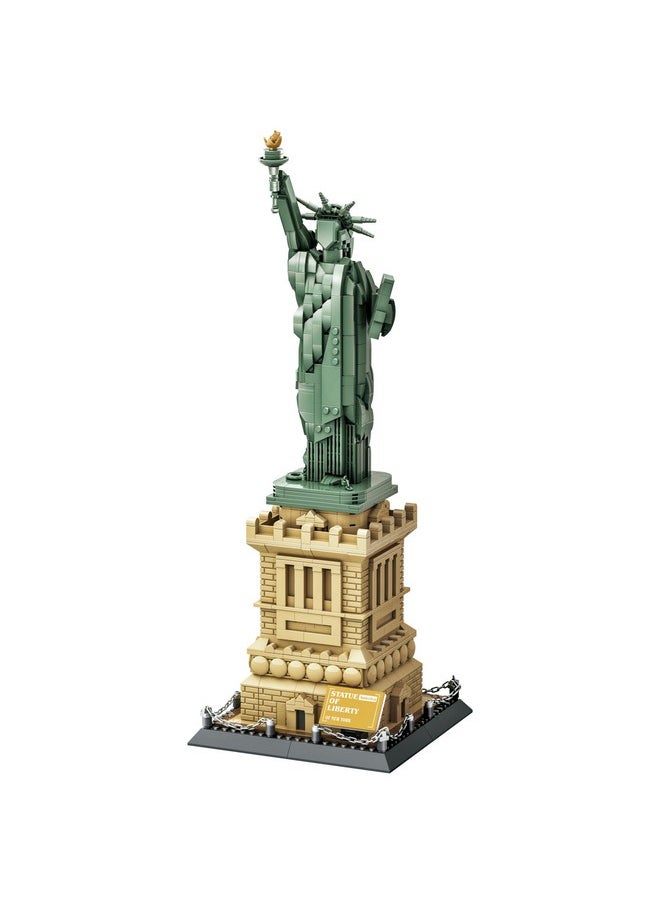 Apostrophe Games Apostrophe Games Statue of Liberty Building Block Set (1,409 Pieces) New York's Statue of Liberty Famous Landmark Series - Architecture Model for Kids and Adults  - Image 3