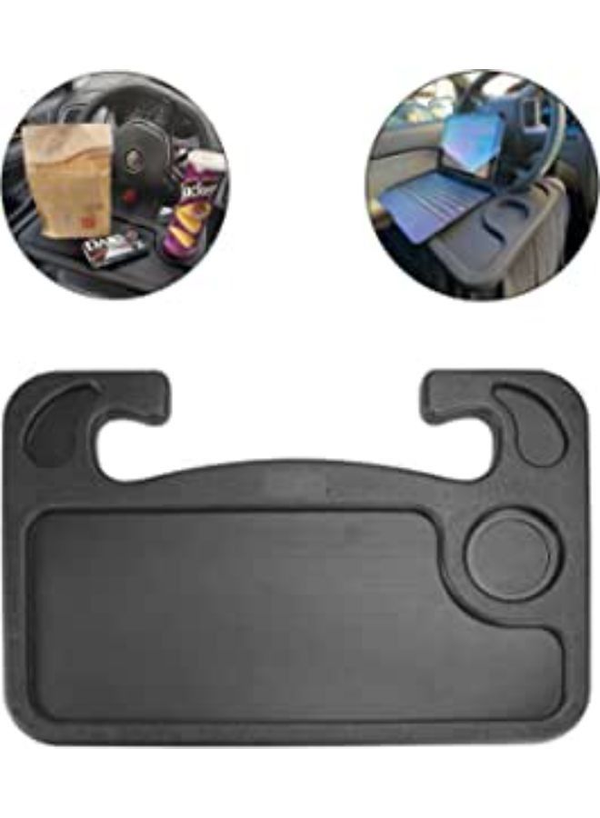 Car Steering Wheel Desk, Travel Car Accessories, Car Stand Trays for Eating, Multipurpose Car Steering Wheel Desk Tray Table - Image 1