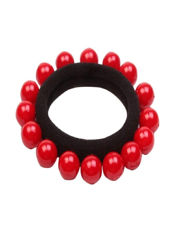 imioxo Hair Rubber Bands for Girls Pack of 6 Multiple Color(RU2) - Image 5
