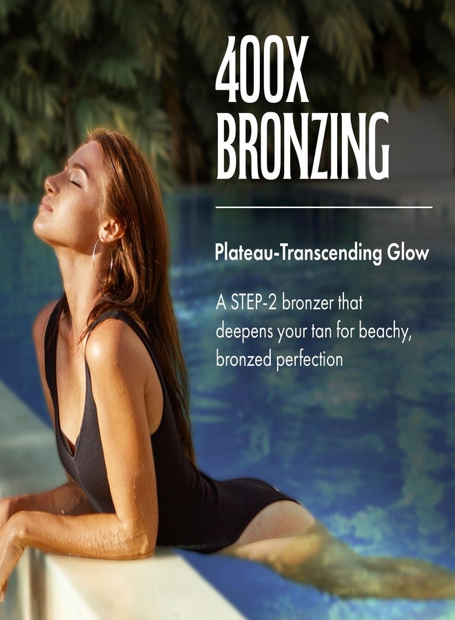 Brown Sugar Aloha Hawaii Waikiki Tanning Lotion, Step 2, 400X Plateau-Busting Island Dark Bronzer with Kukui, Carrot Oil & Coconut Hydration, 10 Fl Oz - Image 3