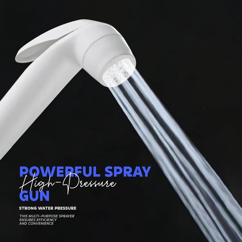 MIORAH Health Faucet Set | Premium Jet Spray Gun with Pipe for Toilet | Leakproof Bidet Sprayer Kit | Easy Install Bathroom Accessory - Image 4