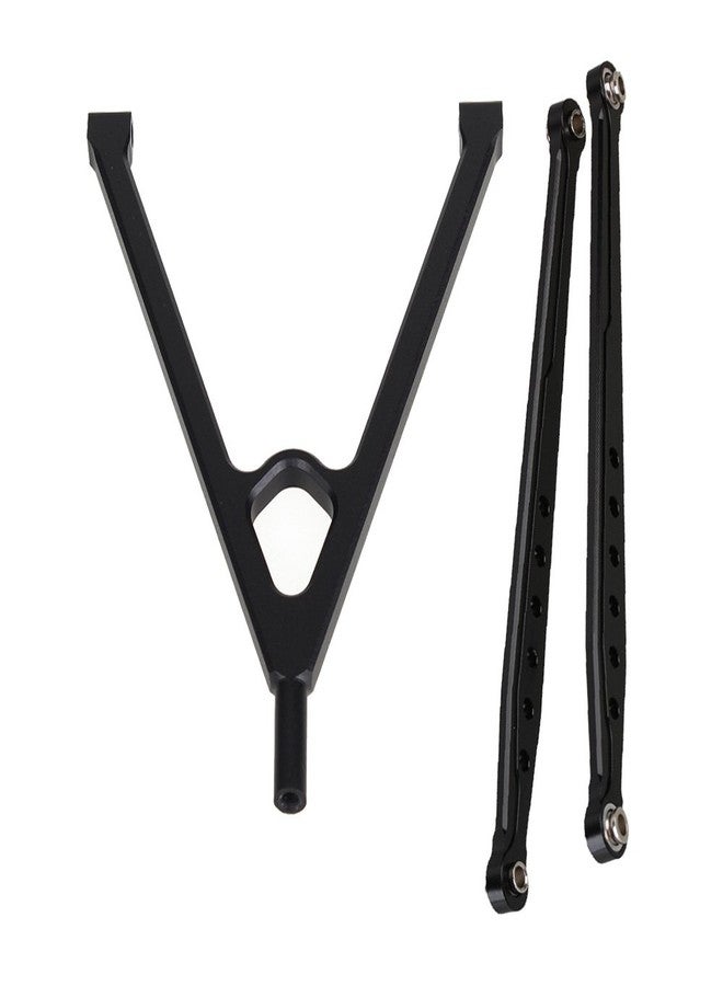 Mxfans Triangular Front strut & Front strut Black Replacement Parts Suitable for AXIAL SCX10 RC1:10 Off-Road Vehicle 3-Piece Set - Image 2