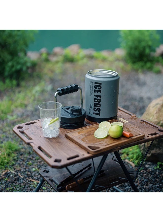 GOOUT SPRINGHILL GOOUT STRINGHILL Outdoor Camping Ice Bucket InsulationStainless Pot BucketSteel Portable InsulationBucket Ice Storage - Image 5
