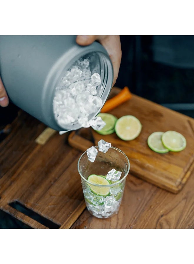 GOOUT SPRINGHILL GOOUT STRINGHILL Outdoor Camping Ice Bucket InsulationStainless Pot BucketSteel Portable InsulationBucket Ice Storage - Image 3