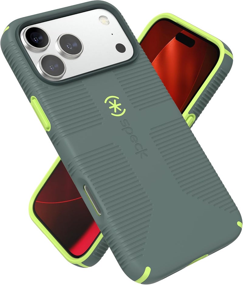 Speck CANDYSHELL + MS NEO DRAB Apple iPhone 17 Pro Max Cable/Bright Green - Image 1