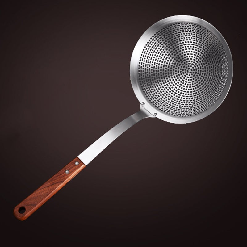 Stainless Steel Skimmer Filter Spoon Practical Hot Pot Spoon Handle Scoop - Image 2